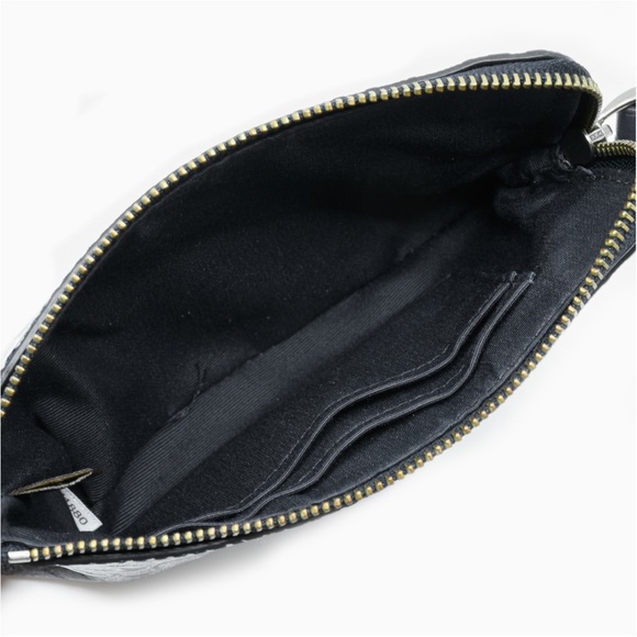 COACH Signature Embossed Patent Leather Wristlet - Picture 5 of 13